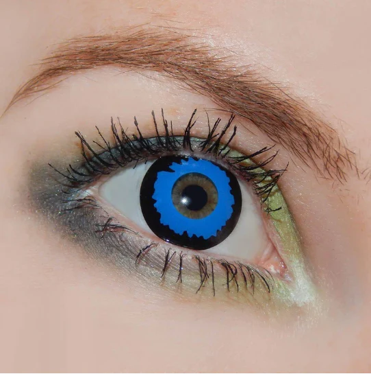 Cosplay Blue Elf  Colored Contact Lenses - Image 3