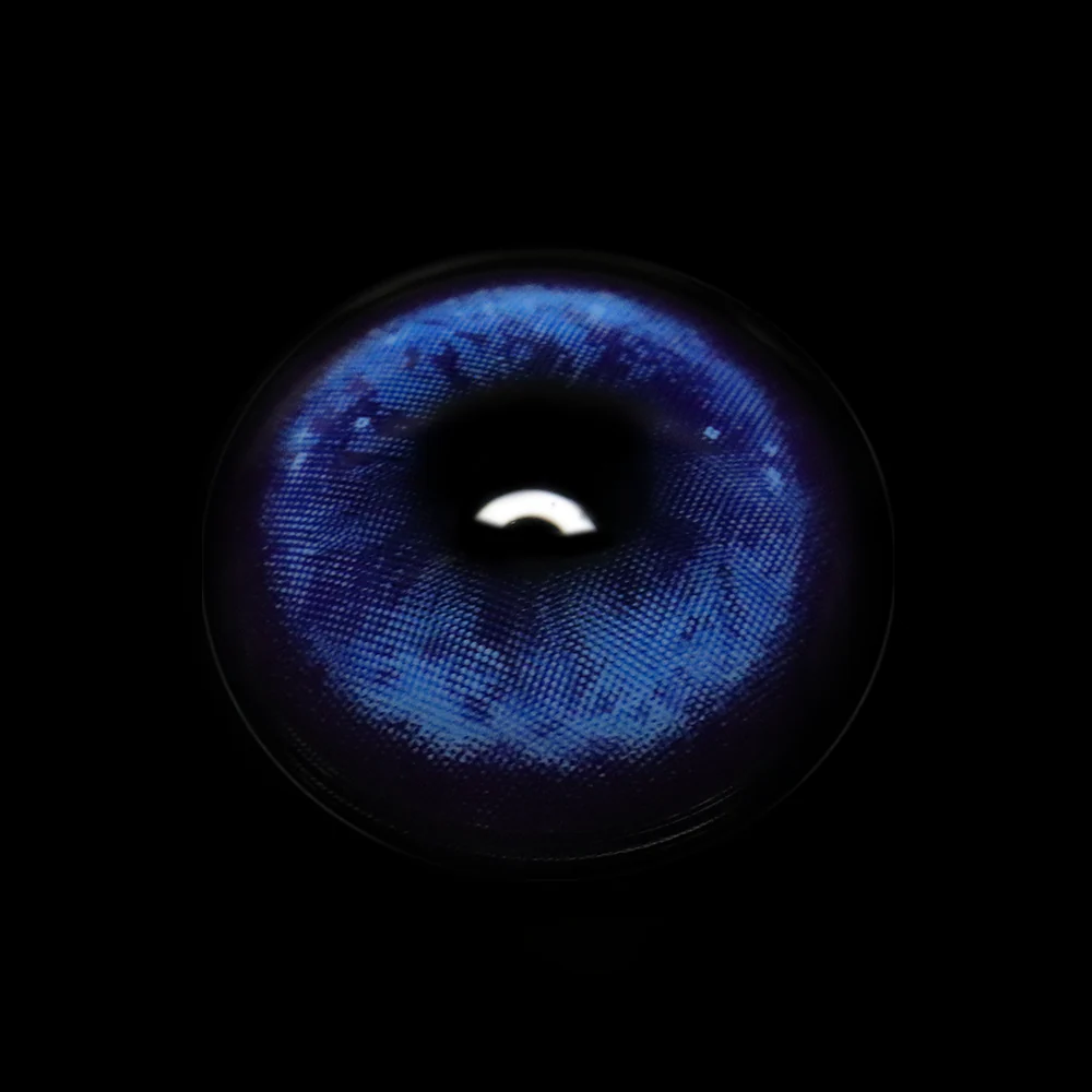 Cosplay Thermo Aura Blue Colored Contact Lenses - Image 3