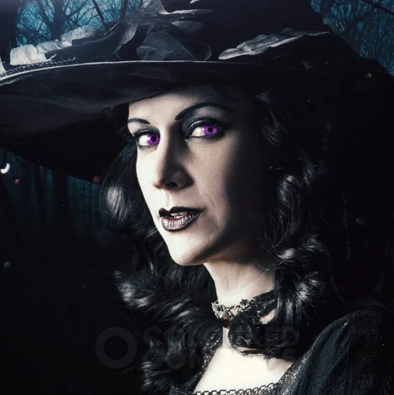 Cosplay Violet block Purple Colored Contact Lenses - Image 3