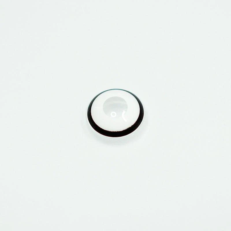 Halloween Cosplay White Manson Prescription Colored Contact Lenses - Image 7