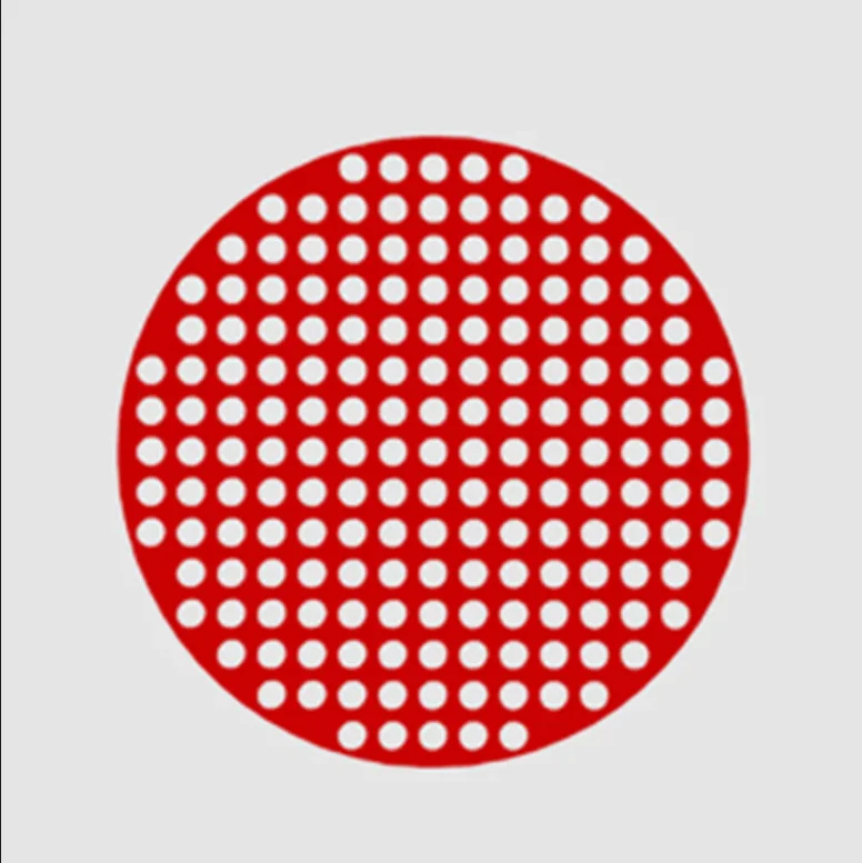 Halloween Red Mesh Colored Contact Lenses - Image 5