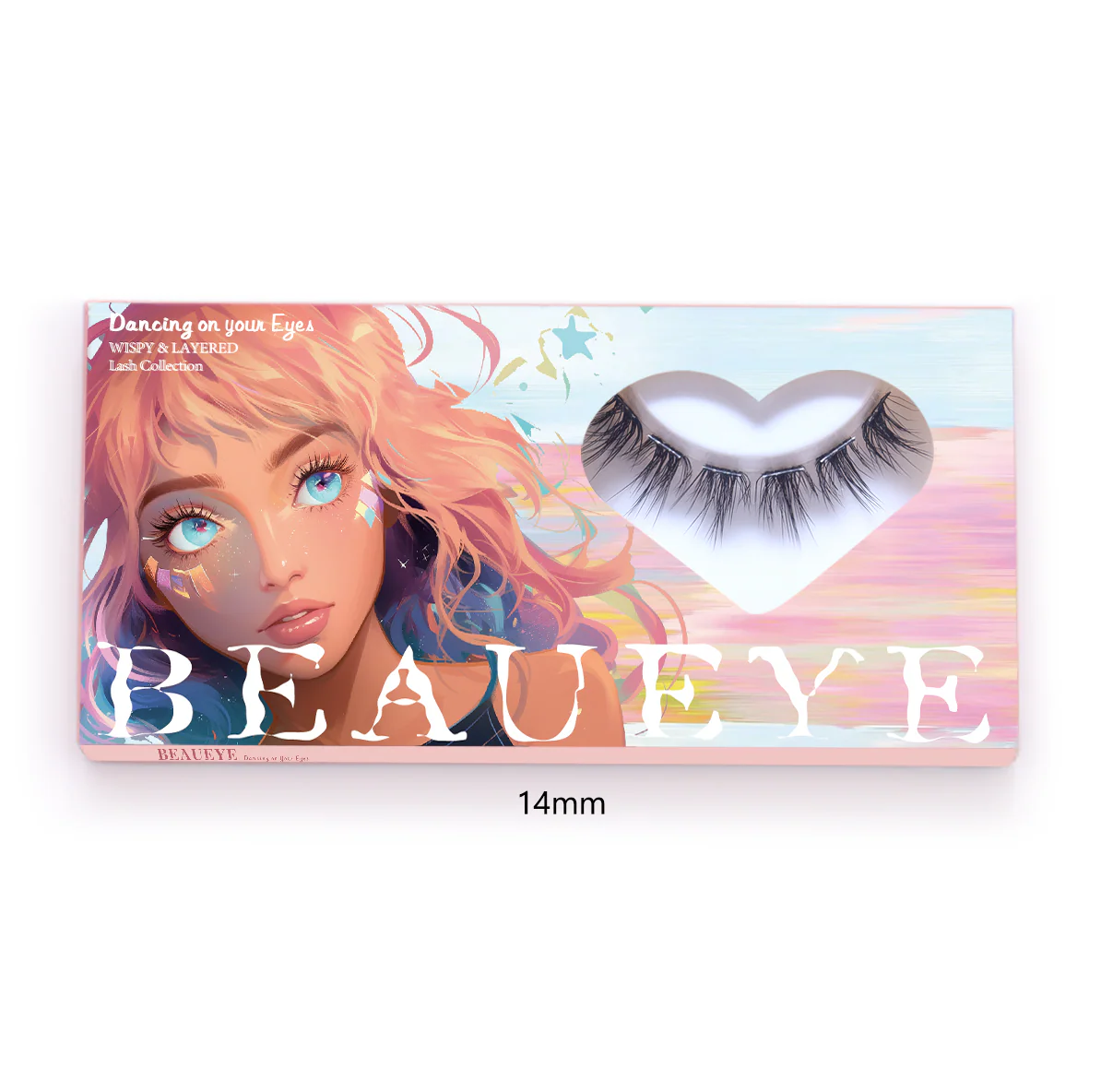 Luciana Black Lashes - 14mm - Image 4