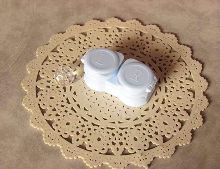 Macaroon flip cover Colored Contact Lens Case - Image 5