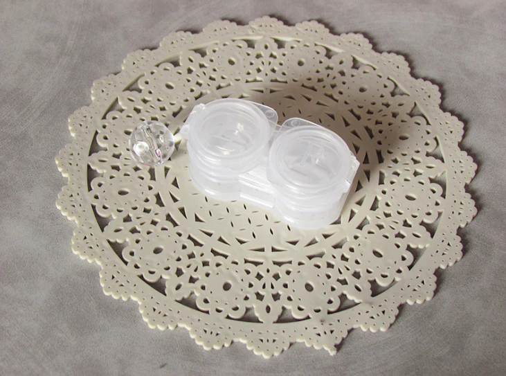 Macaroon flip cover Colored Contact Lens Case - Image 7