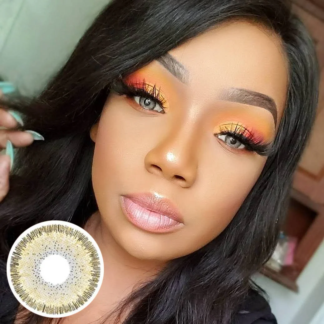 Magic Hazel Colored Contact Lenses - Image 3