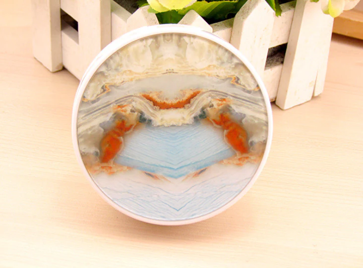 Marble Multicolor Colored Contact Lens Case - Image 6