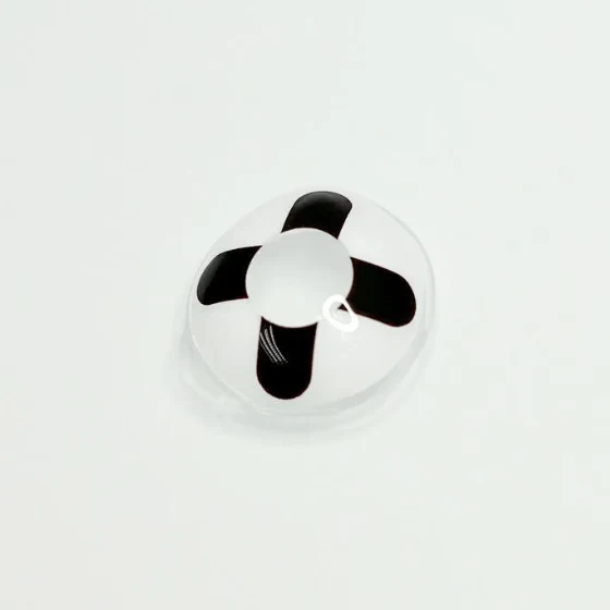 Cosplay Black Cross Colored Contact Lenses - Image 4