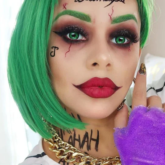 Cosplay Green Manson Colored Contact Lenses - Image 4