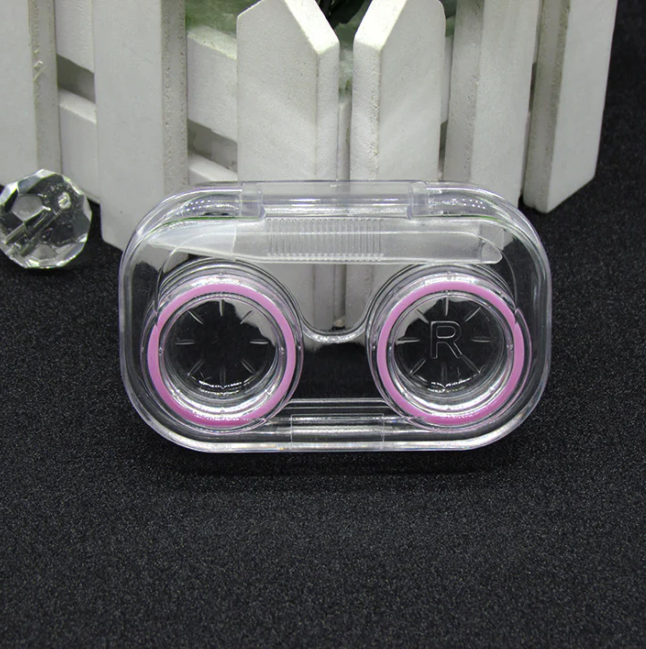 Transparent Multicolor Colored Contact Lens Case - Image 5
