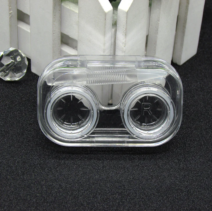 Transparent Multicolor Colored Contact Lens Case - Image 6