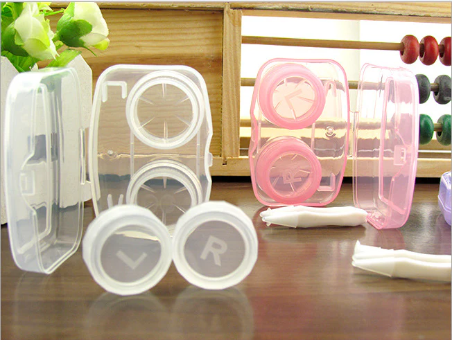 Transparent Multicolor Colored Lens Case - Image 3
