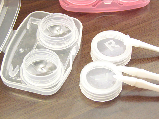 Transparent Multicolor Colored Lens Case - Image 4