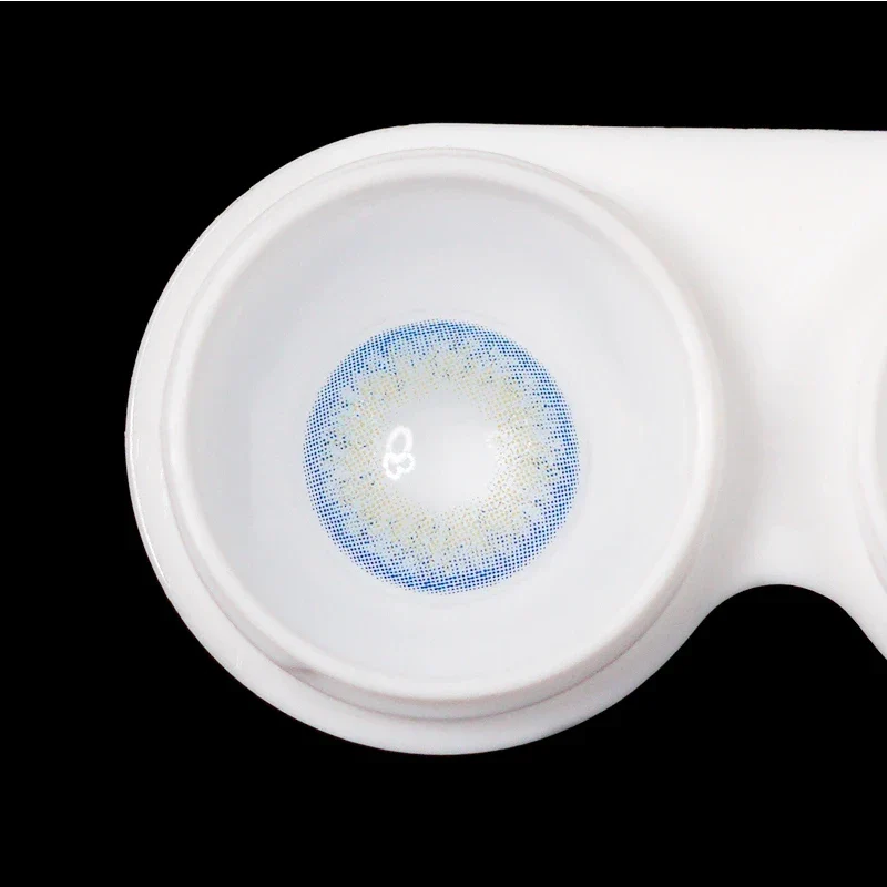 Wildcat Blue Prescription Colored Contact Lenses - Image 4